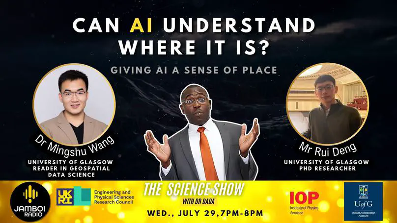Mingshu joined Rui to discuss spatially aware AI on The Science Show with Dr Dada